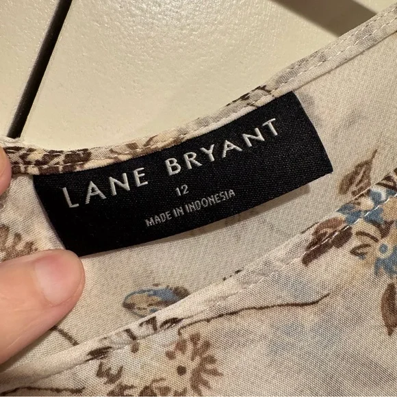 5/25 Women’s V-neck Double Layer Swing Tank in Boho Pattern - Picture 2 of 4